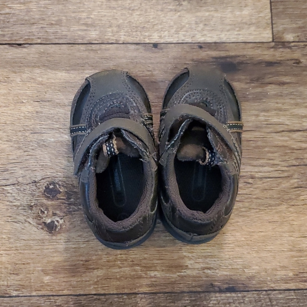 Kid connection baby boy brown casual shoe